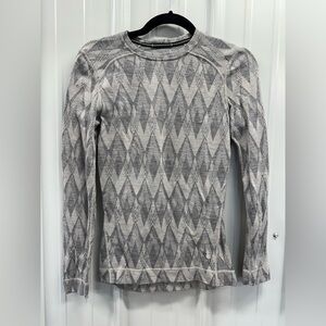 Smartwool Merino Wool Base Layer Women’s Small Patterned